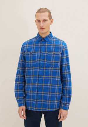 Hemd - hockey blue colorful check