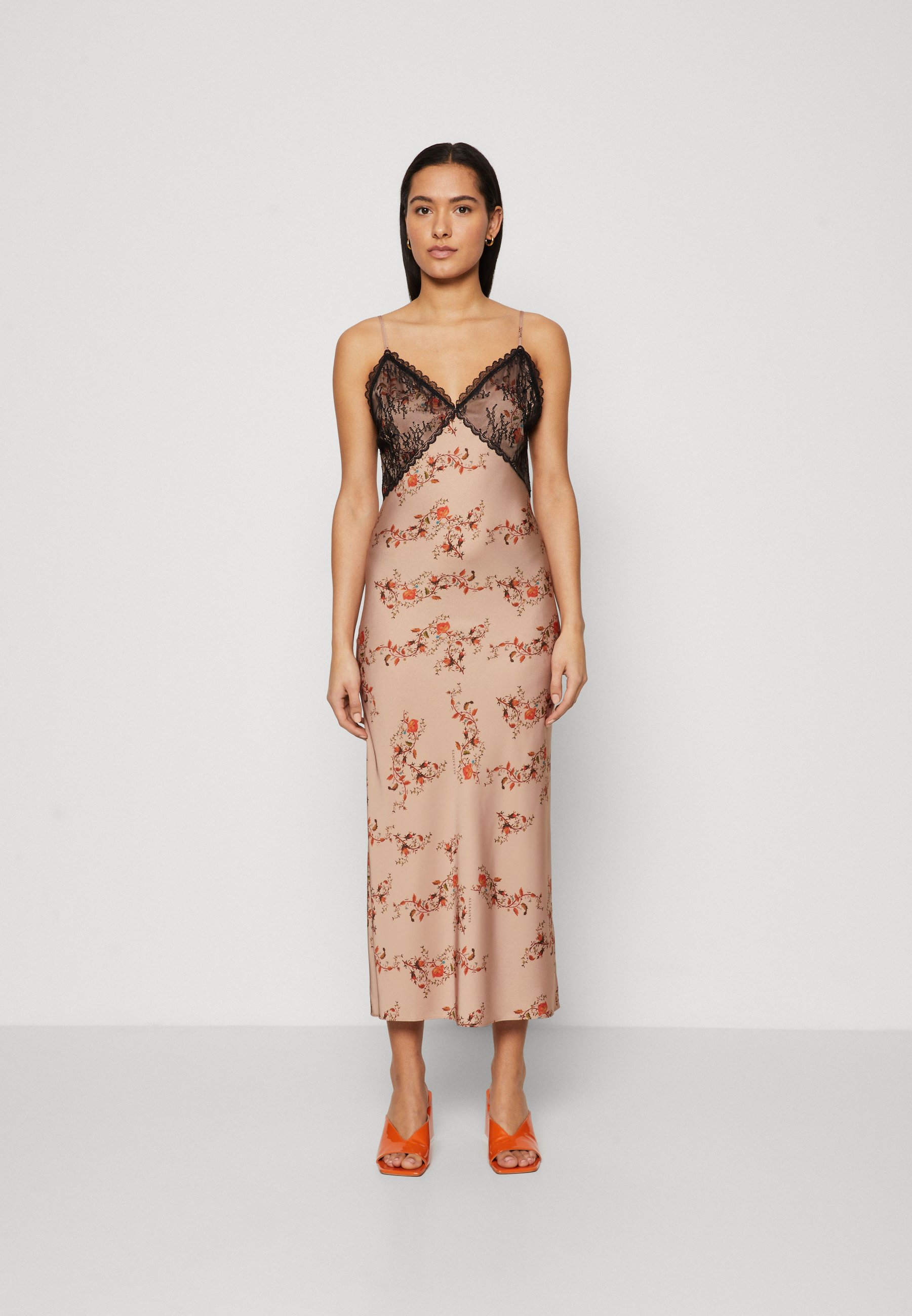 AllSaints IMMY OTO DRESS - Occasion wear - almond beige/beige 