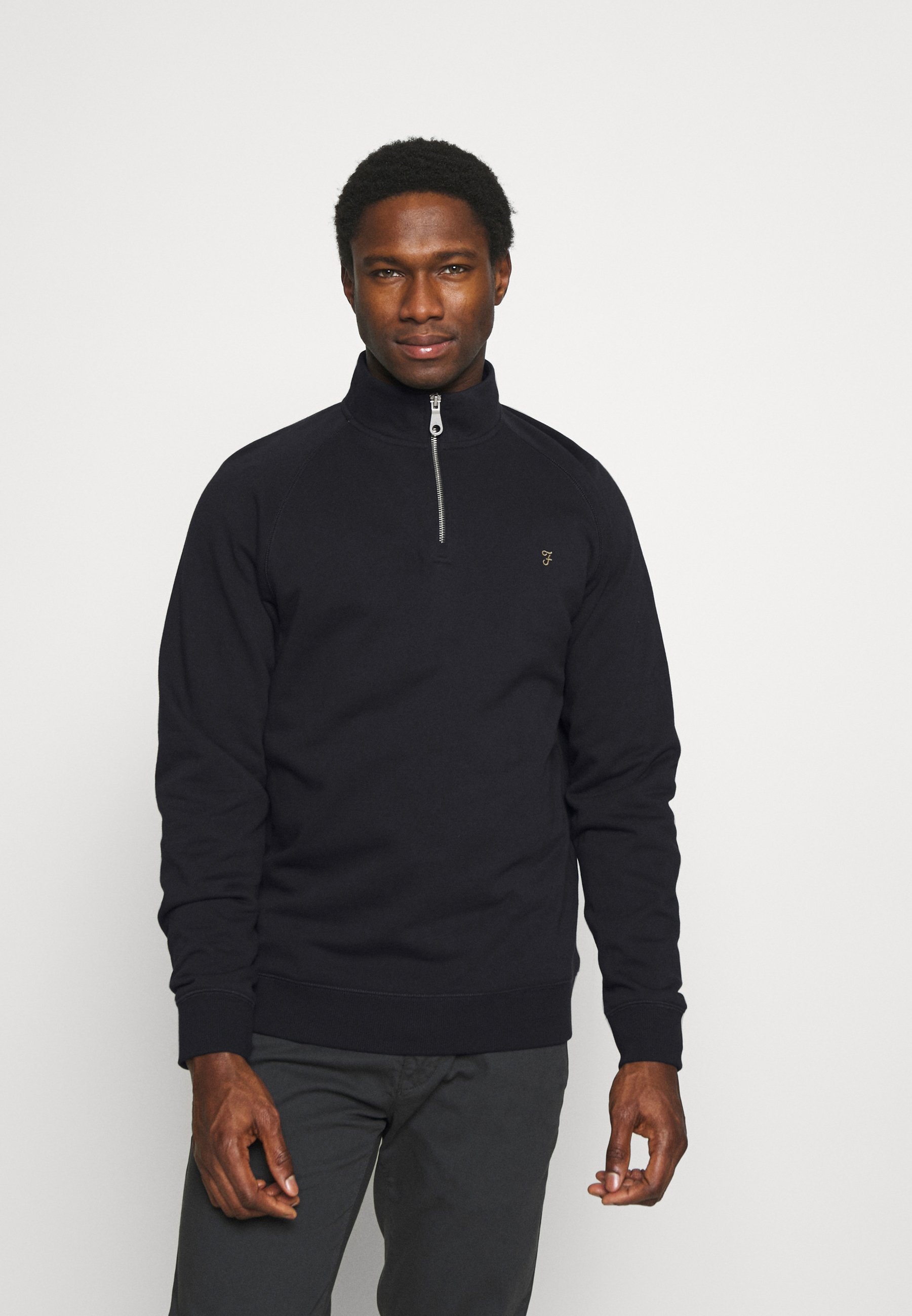 Farah JIM 1/4 - Sweatshirt - true navy/bleu marine - ZALANDO.FR