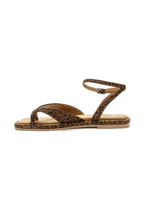Sandaler m/ tåsplit - leopard
