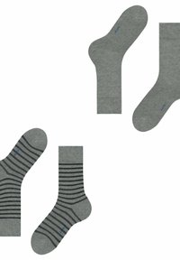 Esprit FINE STRIPE 2-PACK - Chaussettes - light grey