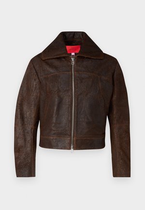 ECKHAUS LATTA JACKET UNISEX - Veste en cuir - soil