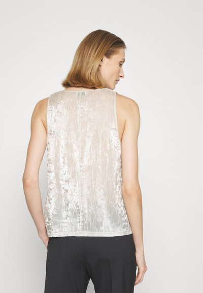Filippa K CRINKLED TANK - Μπλούζα - white