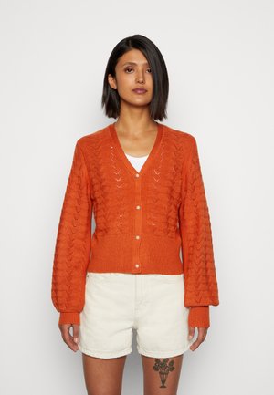 OBJHOPE CARDIGAN - Cardigan - gold flame