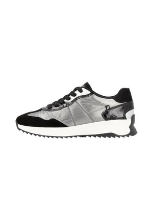Trainers - silber schwarz
