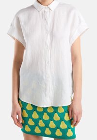 United Colors of Benetton Button-down blouse - white