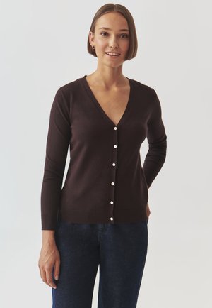 TATUUM Cardigan - dark brown