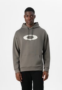 Oakley NEW RETRO HOODIE - Felpa - shadow/black