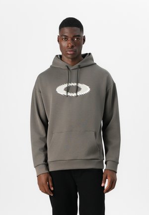 NEW RETRO HOODIE - Felpa - shadow/black