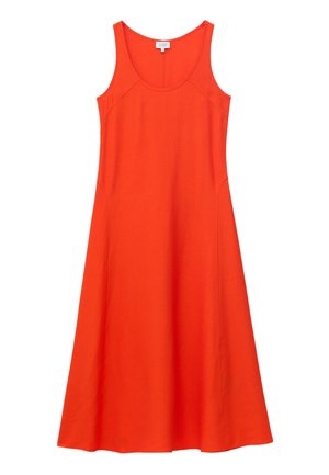 & OTHER STORIES, & OTHER STORIES SCOOP-NECK MIDI DRESS - T-paitamekko - orange