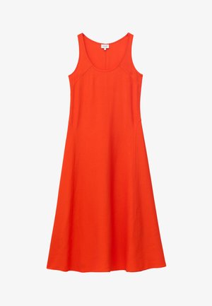 & OTHER STORIES, & OTHER STORIES SCOOP-NECK MIDI DRESS - T-paitamekko - orange