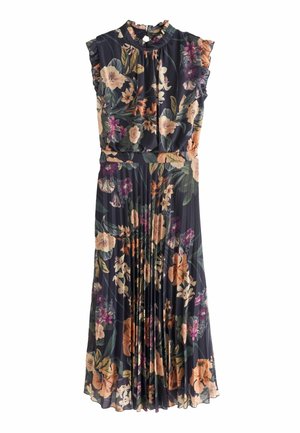FLORAL MIDI - REGULAR FIT - Jurk - navy floral print