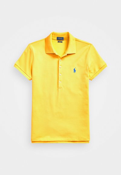 Polo Ralph Lauren JULIE SLIM SHORT SLEEVE - Polo shirt - yellowfin