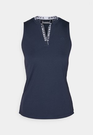 J.LINDEBERG Sports LEYA SLEEVELESS - Top - navy
