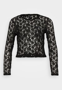 ONLRUBY O NECK BOX - Langarmshirt - black