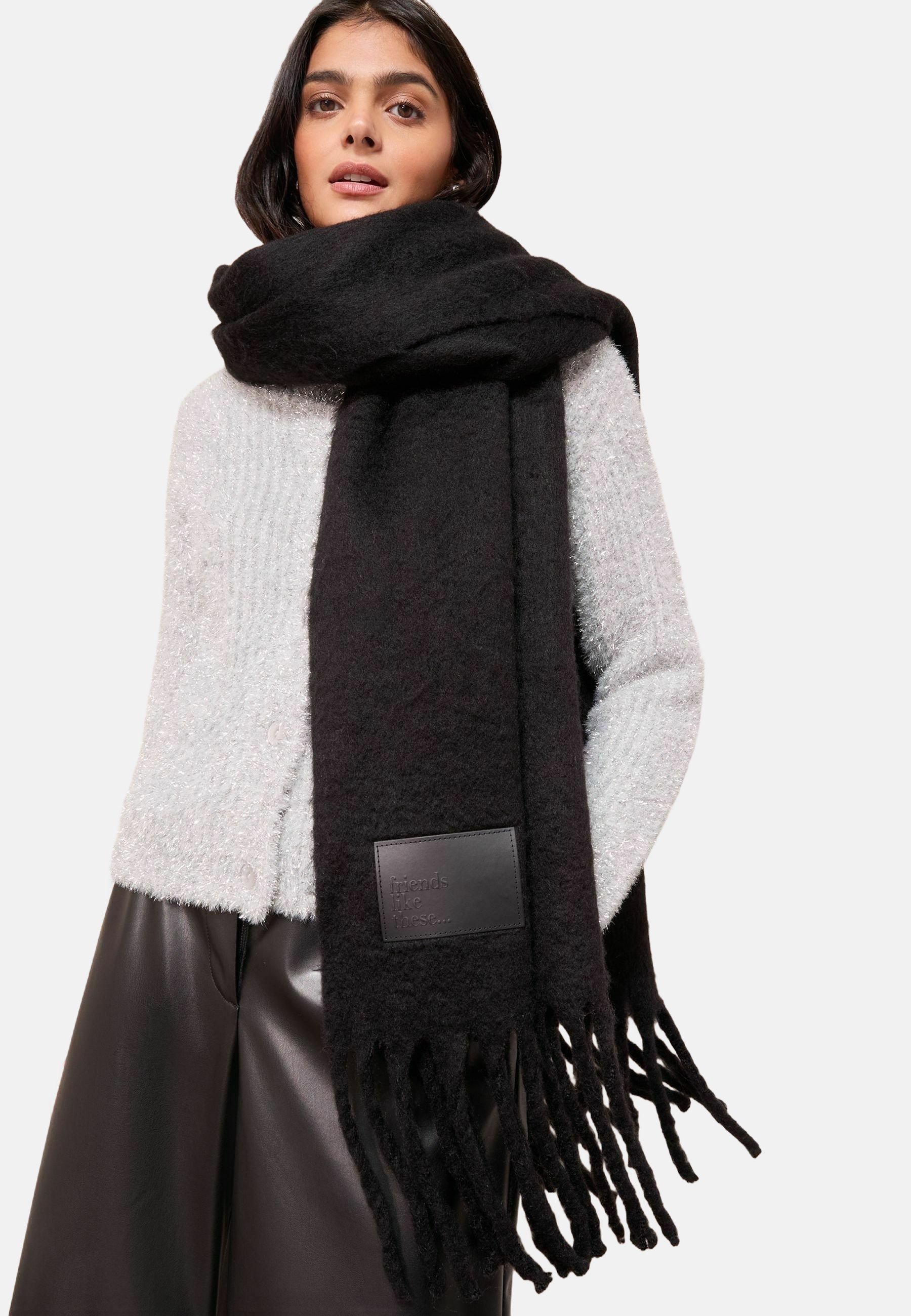 Lipsy COSY - REGULAR FIT - Scarf - black - Zalando