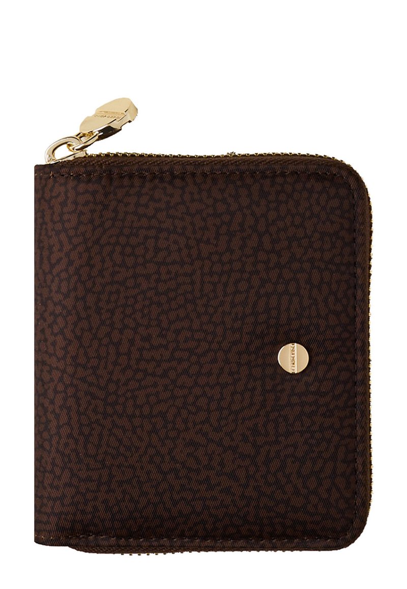 Borbonese CLASSICA MEDIUM - ZIPAROUND - Geldbörse - dark brown black