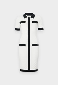CONTRAST DRESS - Neulemekko - off white