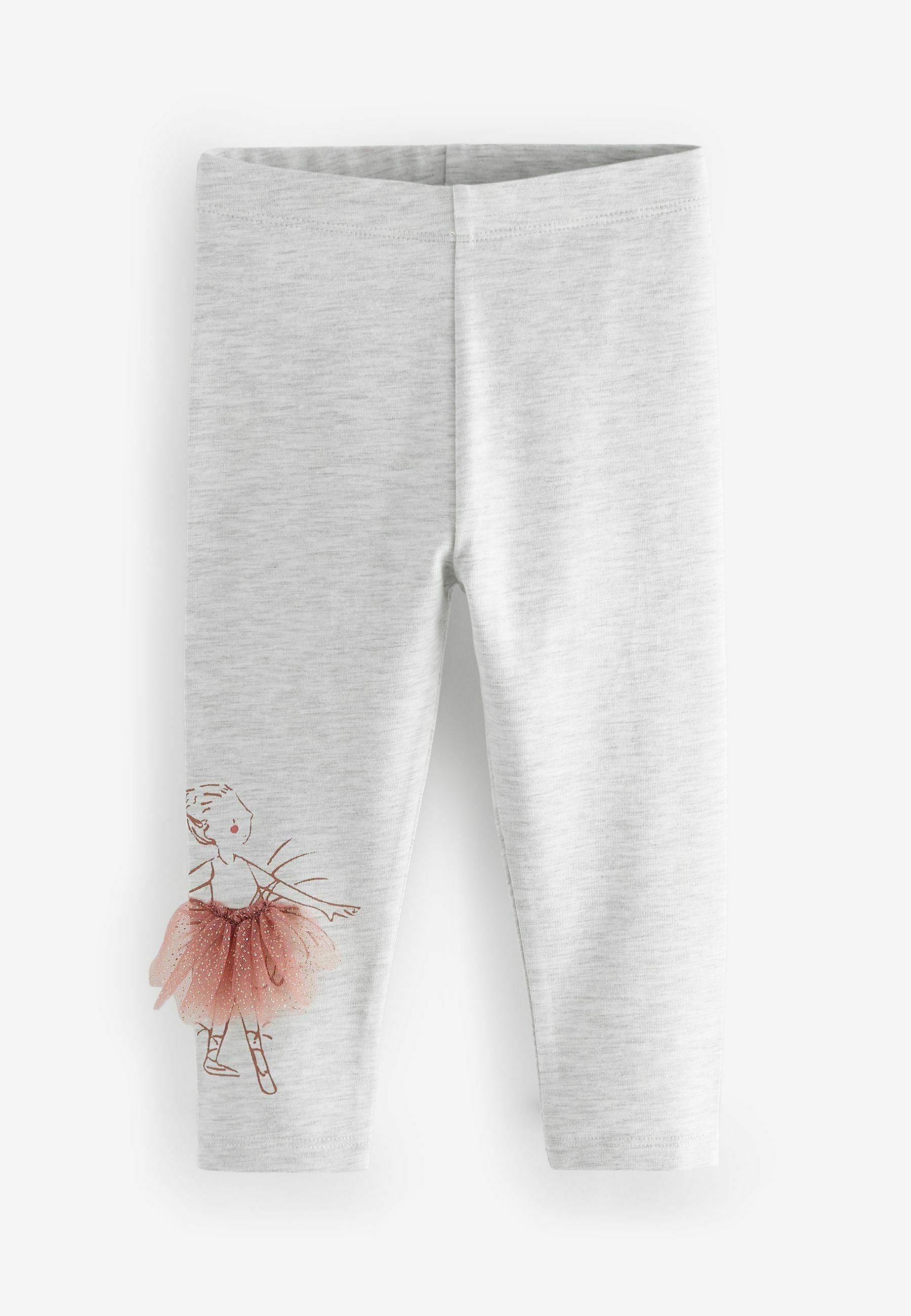 Lot De 4 Leggings NEXT - Couleurs Pastel Et Imprimés - Taille élastique - Coton Confortable