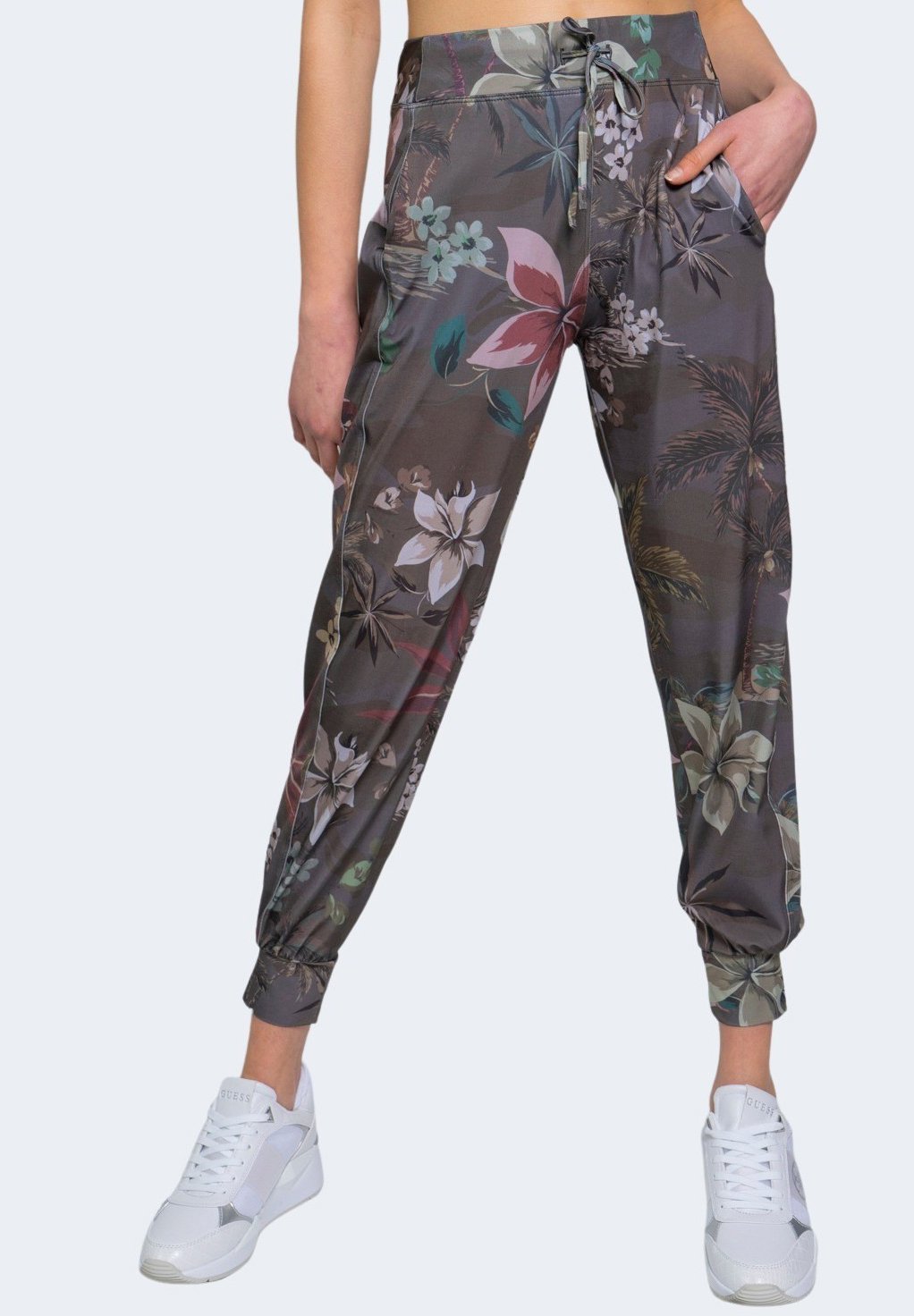 Desigual Pantaloni sportivi - olive green/oliva - Zalando.it