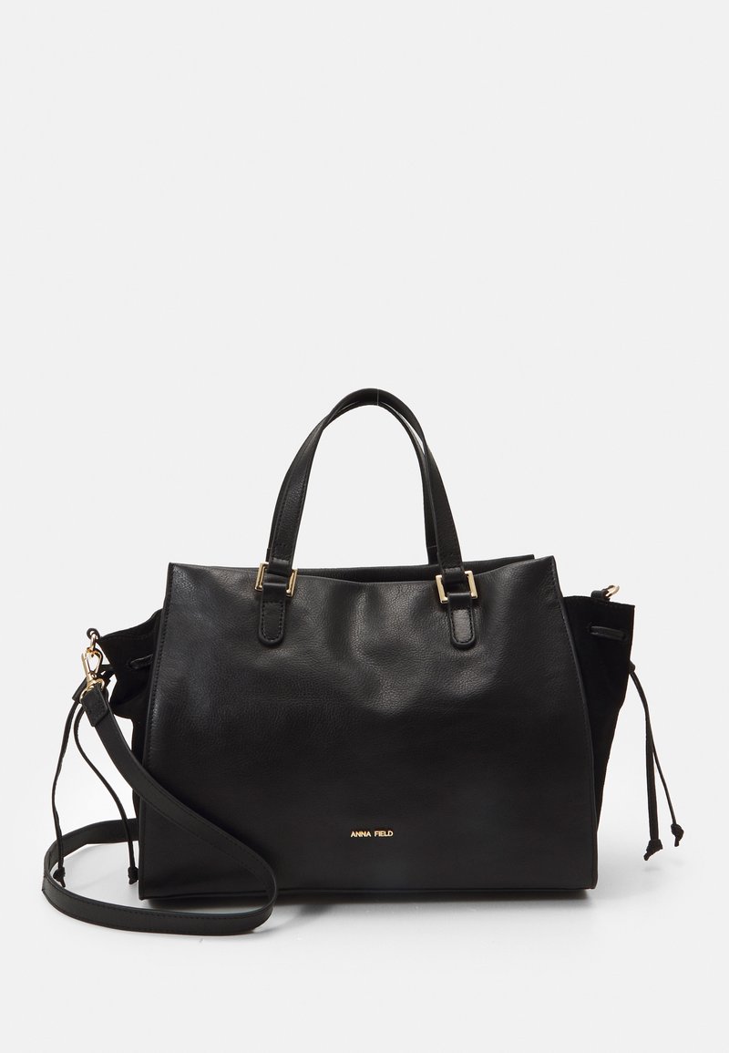 Anna Field - LEATHER - Handtas - black, Vergroten