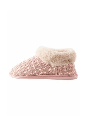 Next REGULAR FIT WITH LINING - Domácí obuv - pink