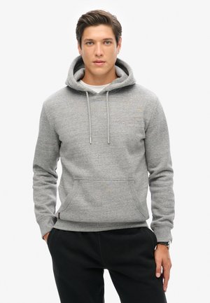 ESSENTIAL LOGO  - Jersey con capucha - dark grey fleck marl