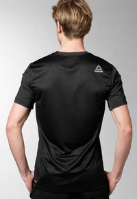 Reebok Triko s potiskem - black