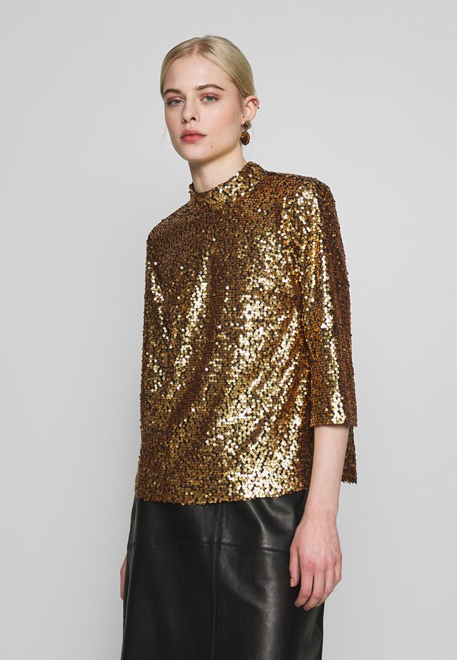 TROYE BLOUSE - Camicetta - troye gold