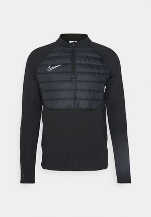 Nike Performance TOP - Long sleeved top - black/anthracite/reflective silver