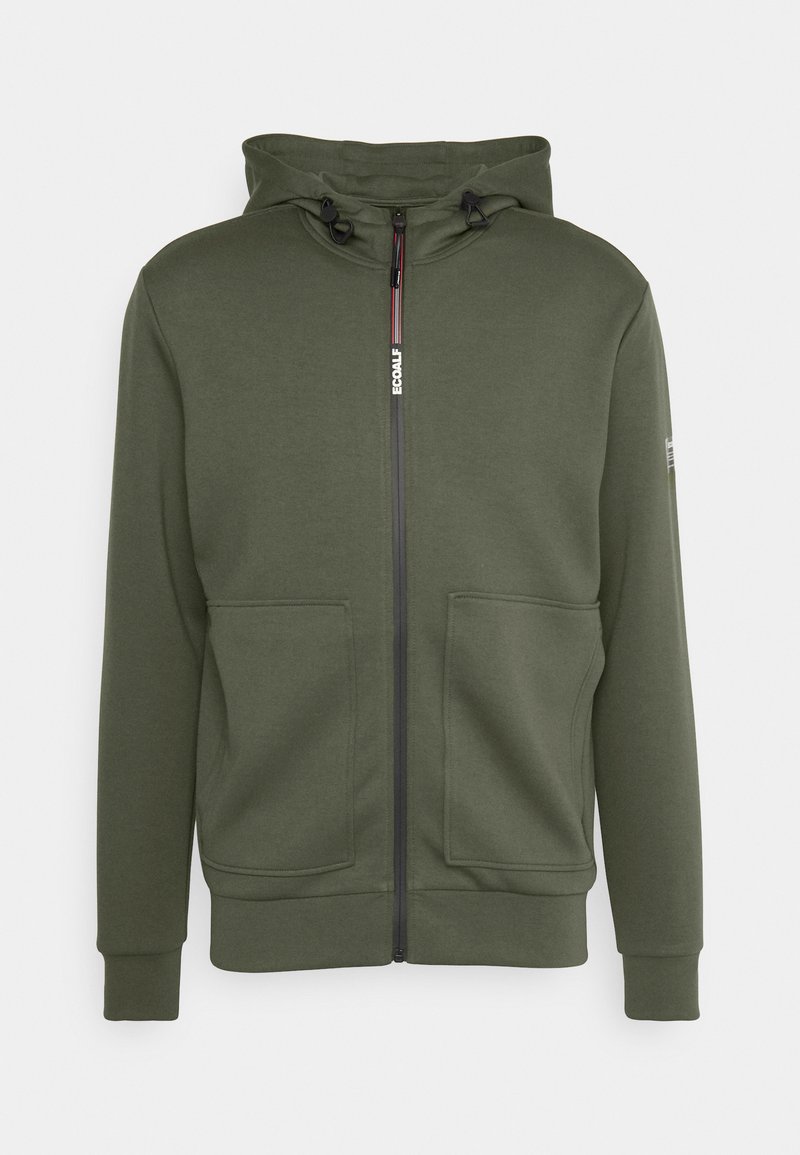 Ecoalf Sweater met rits donkergroen Ecoalf Sweater met rits donkergroen