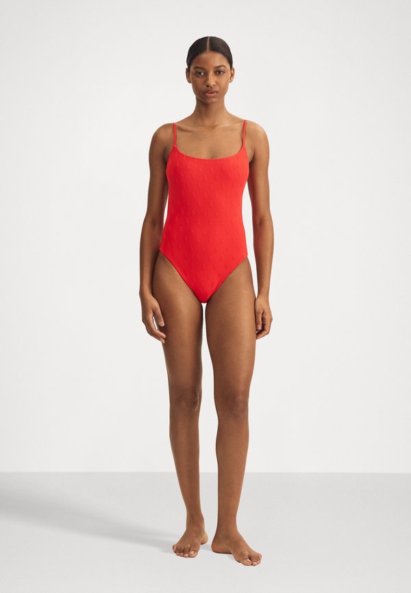 Swimsuit - bright hibiscus2