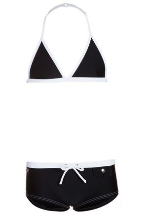 TRIANGLE BIKINI SET - Bikini - black/white