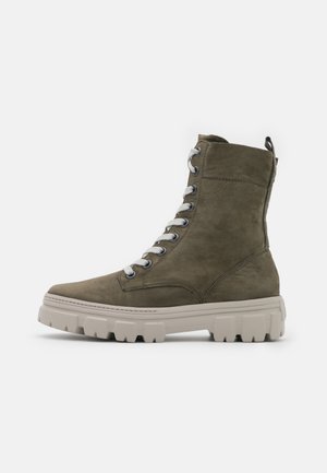 Bottines à plateau - green