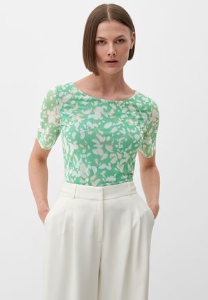 MIT HALBLANGEN ÄRMELN - Blouse - hellgrün