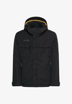 camel active, TEXXXACTIVE© FUNKTIONSJACKE MIT ABNEHMBARER KAPUZE - Outdoorjas - asphalt