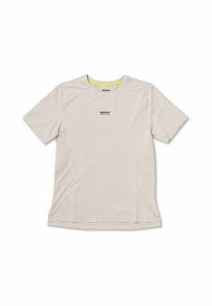 Brooks, HIGH POINT SHORT SLEEVE 2.0 - T-shirt print - bone