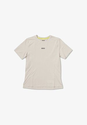 Brooks, HIGH POINT SHORT SLEEVE 2.0 - T-shirt print - bone