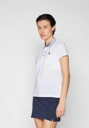 Polo krekls - ceramic white/corn yellow/multi-coloured