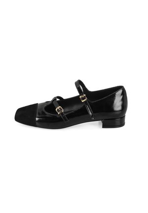 Desa ELEGANT - Ankle strap ballet pumps - black