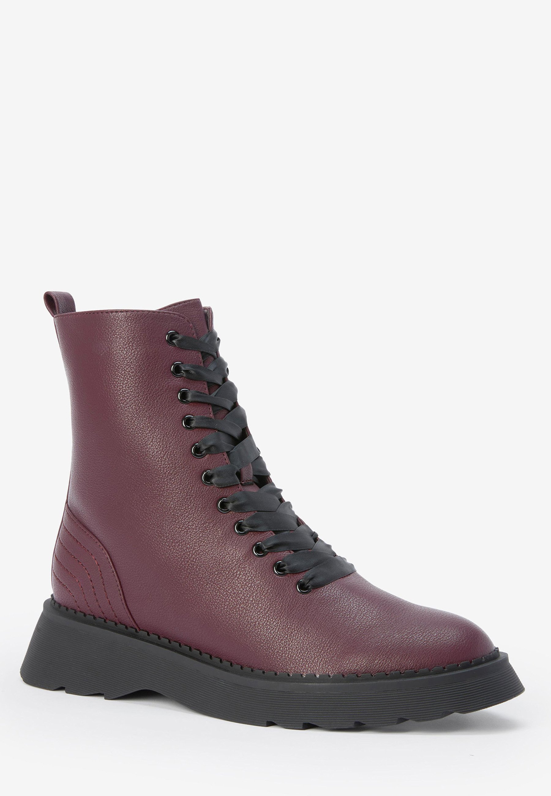 ankle boots - berry 