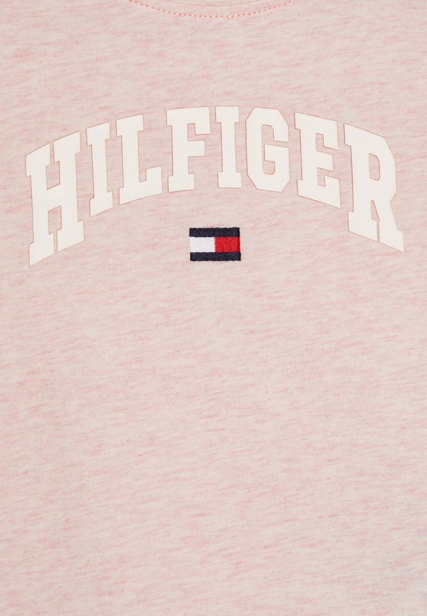 MELANGE VARSITY ARCHIVE TEE - Print T-shirt - coral ice heather3