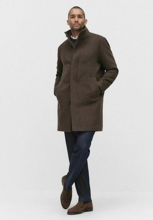 CRAWFORD - Kort kappa / rock - dark taupe mel