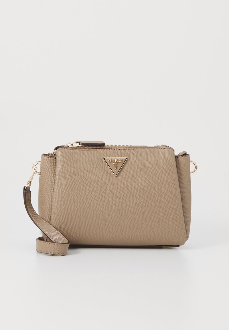 Guess NOELLE COMPARTMENT  - Borsa a tracolla - dark taupe