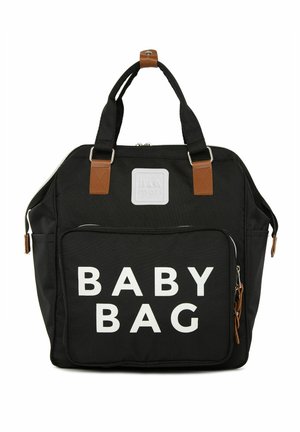 BABY BAG PRINTED DIAPER BAG BACKPACK - Sac à langer - schwarz