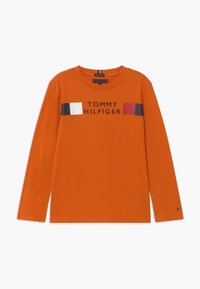 Tommy Hilfiger GLOBAL STRIPE TEE - Langarmshirt - orange