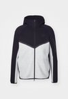 TECH - Užtrauktuku užsegamas treningas - black/dark grey heather