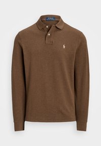 CUSTOM SLIM FIT MESH POLO SHIRT - Polosärk - cedar heather