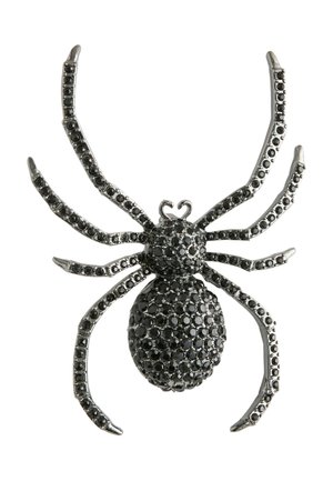 Next, HALLOWEEN SPARKLE SPIDER BROOCH . - Brosche - black