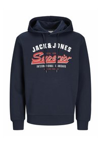 LOGO - Hættetrøje - dunkelblau